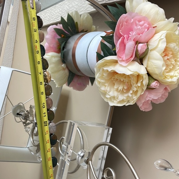 17.5”Natural Gemstone Multi-Color Picasso Jasper Loose Beads Necklace Silver 952 - Picture 4 of 5